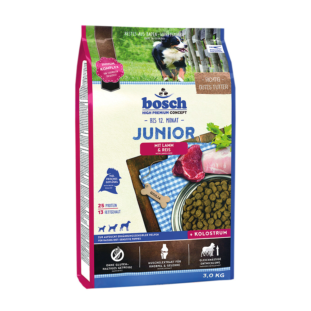 Bosch Junior Lamm & Reis, 3 kg