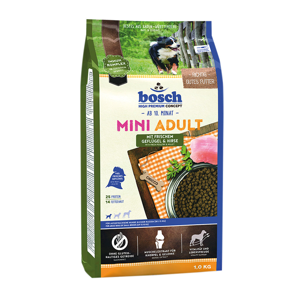 Bosch Mini Adult Geflügel & Hirse, 1 kg