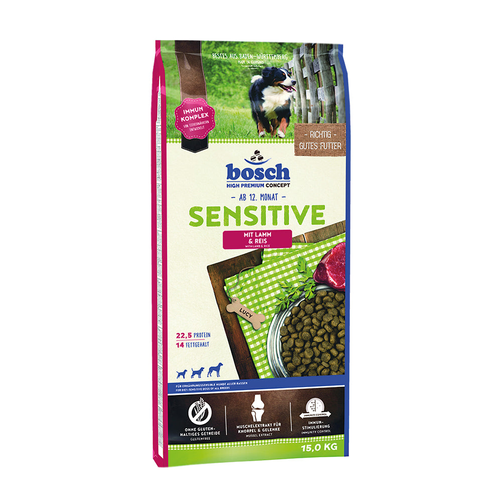 Bosch Sensitive Lamm & Reis, 15 kg