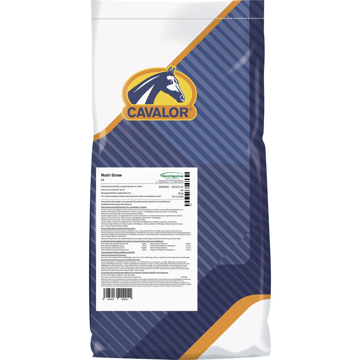 Cavalor Nutri Grow / 20 kg