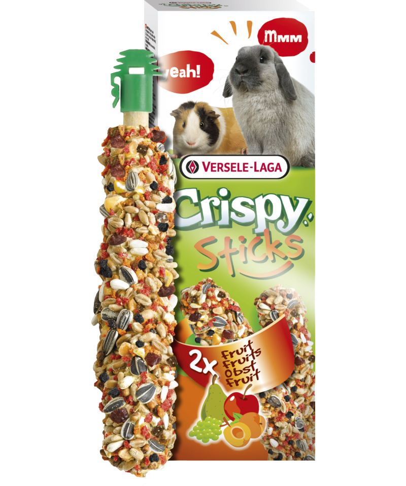 Crispy Sticks Kaninchen-Meerschweinchen Obst, offen