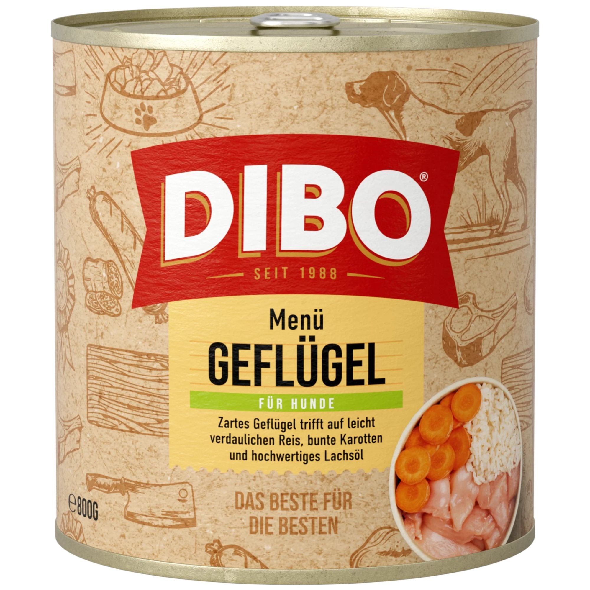 Dibo Menü Geflügel / 800 g