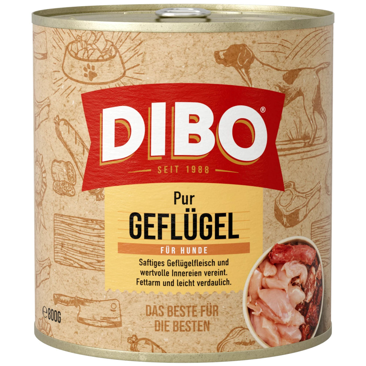 Dibo PUR Geflügel / 800 g