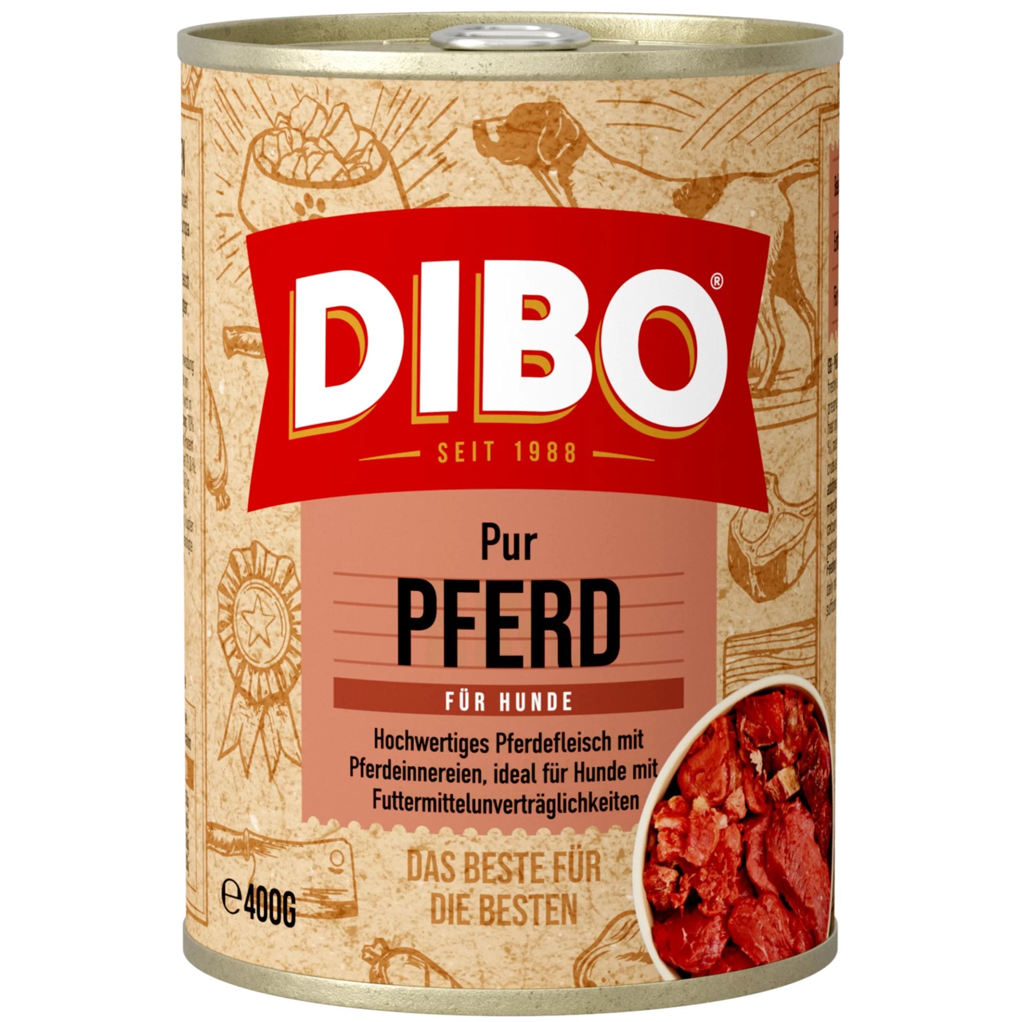 Dibo PUR Pferd / 400 g