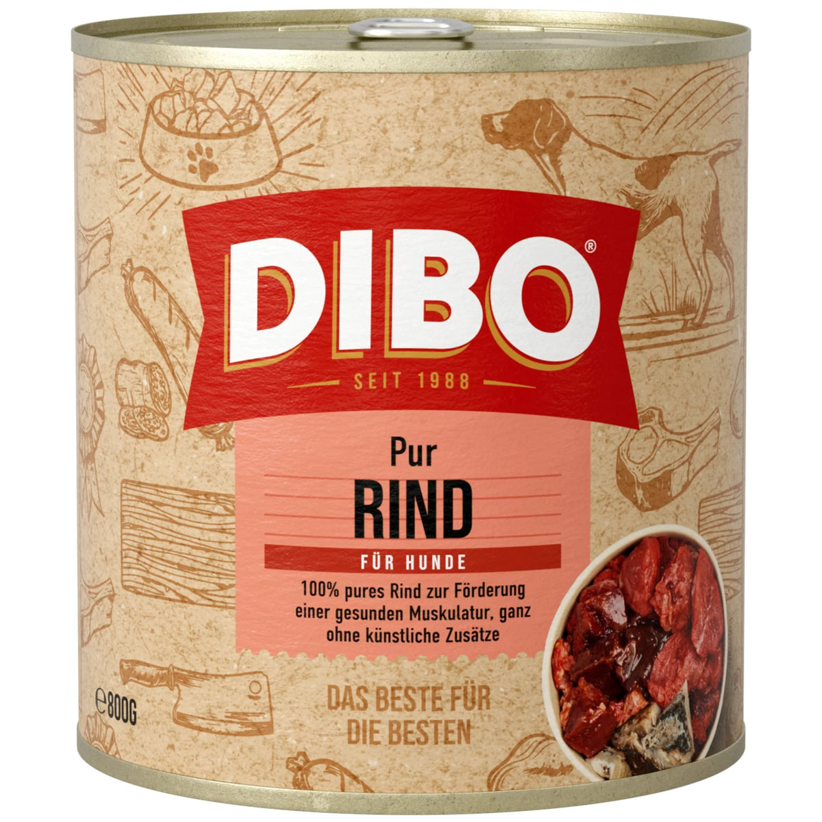 Dibo PUR Rind / 800 g