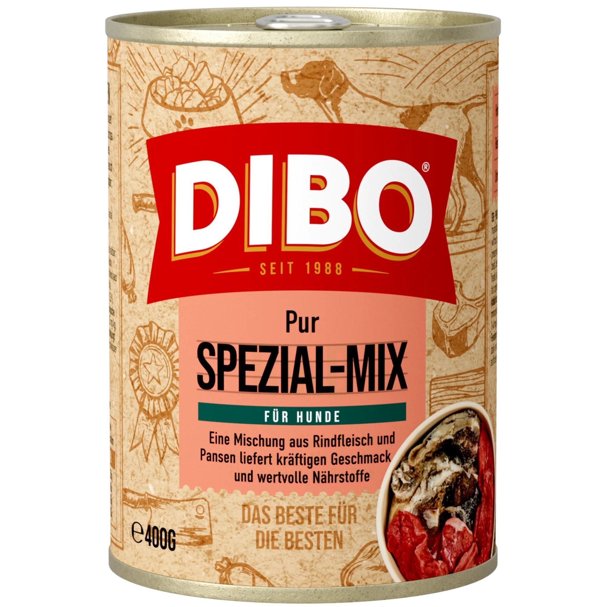 Dibo Pur Spezial, Rind & Pansen / 400 g