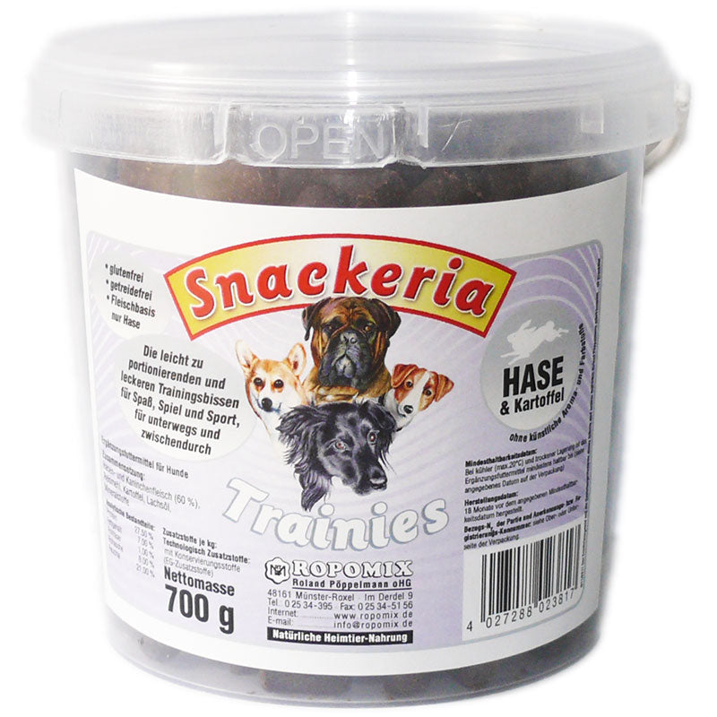 Snackeria Trainies Hase & Kartoffel, 600g Eimer