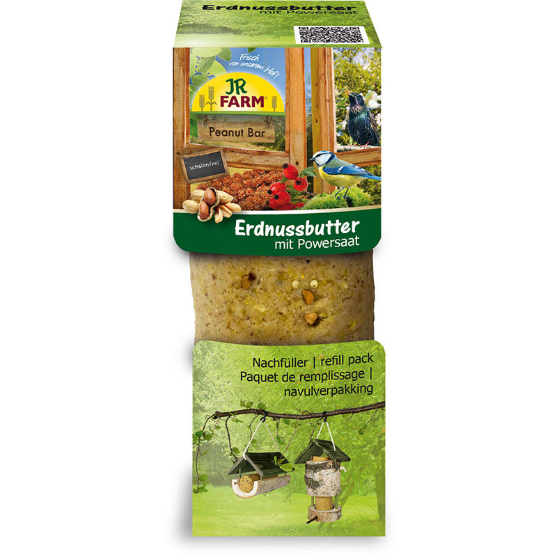 JR FARM Peanut Bar Erdnussbutter mit Powersaat , 350g