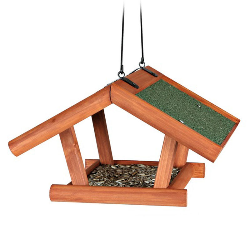 Natura Futterhaus zum Aufhängen, 30x18x28cm, braun