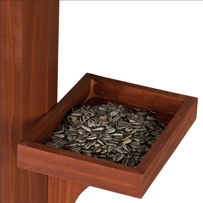 Natura Futterhaus mit Ständer, 53×28×53cm/1,40m