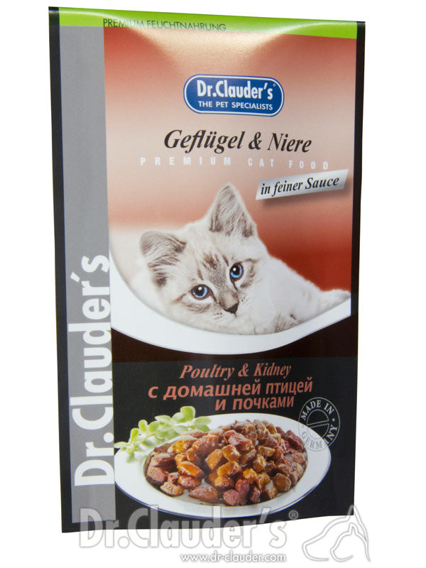 Dr. Clauders Geflügel & Niere in Sosse, 100g