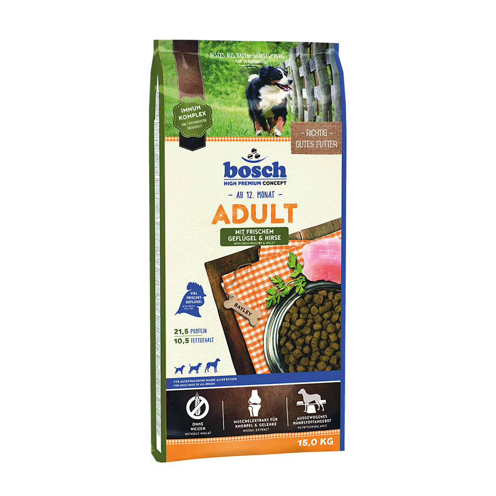 Bosch Adult Geflügel &amp; Hirse, 15 kg