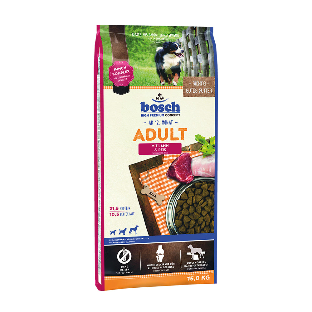 Bosch Adult Lamm &amp; Reis, 15 kg