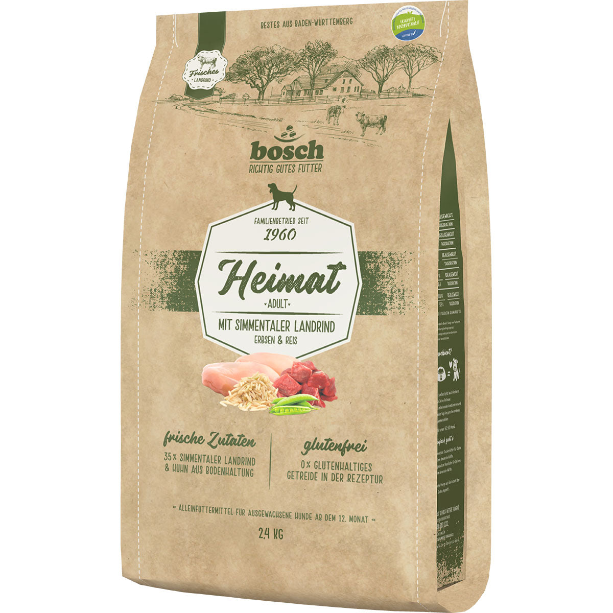 Bosch Heimat Adult Simmentaler Landrind, 2,4 kg