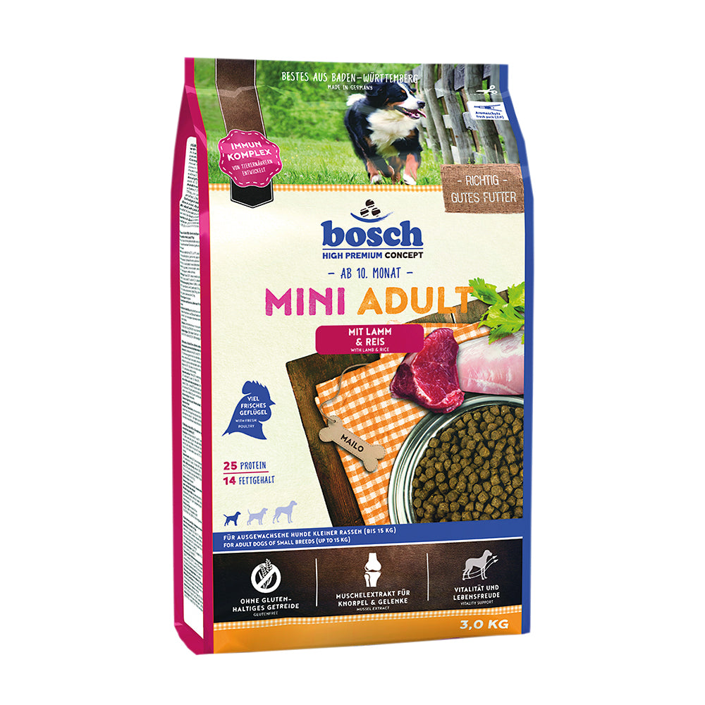 Bosch Mini Adult Lamm &amp; Reis, 3 kg