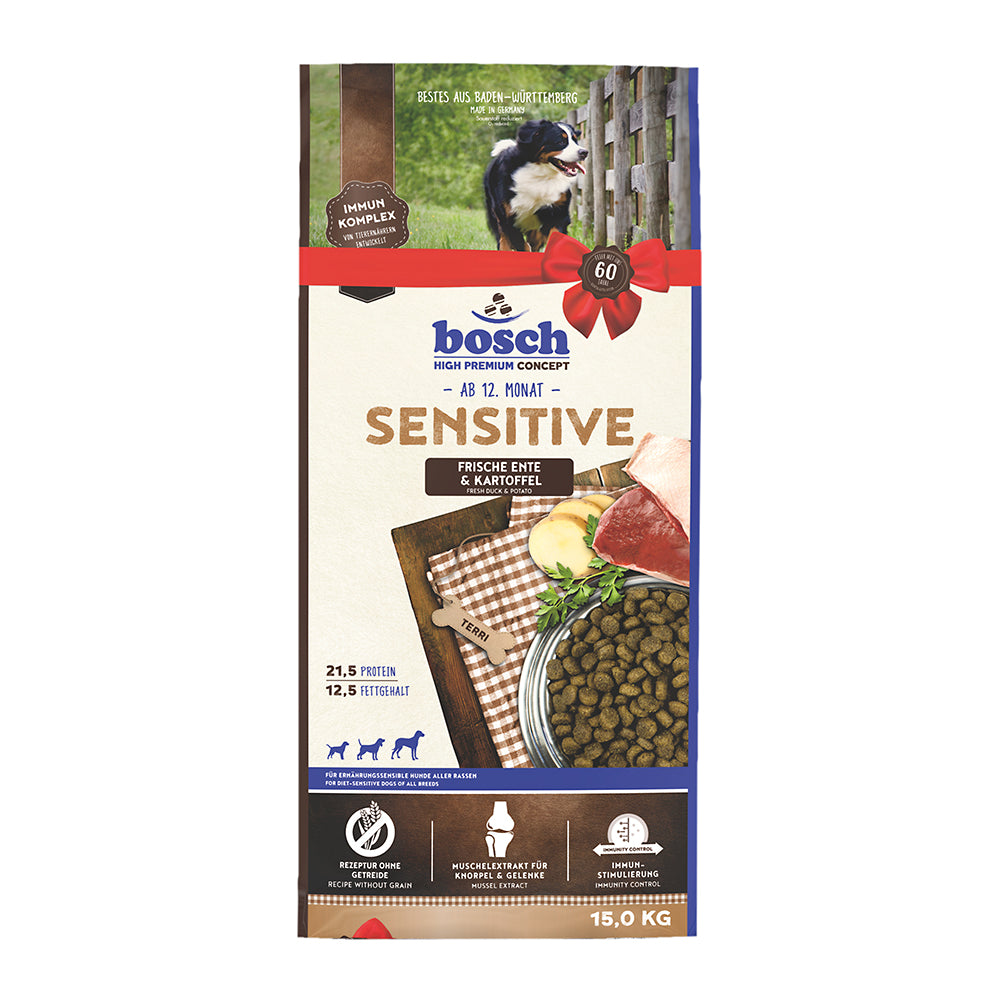 Bosch Sensitive Ente &amp; Kartoffel 15 kg