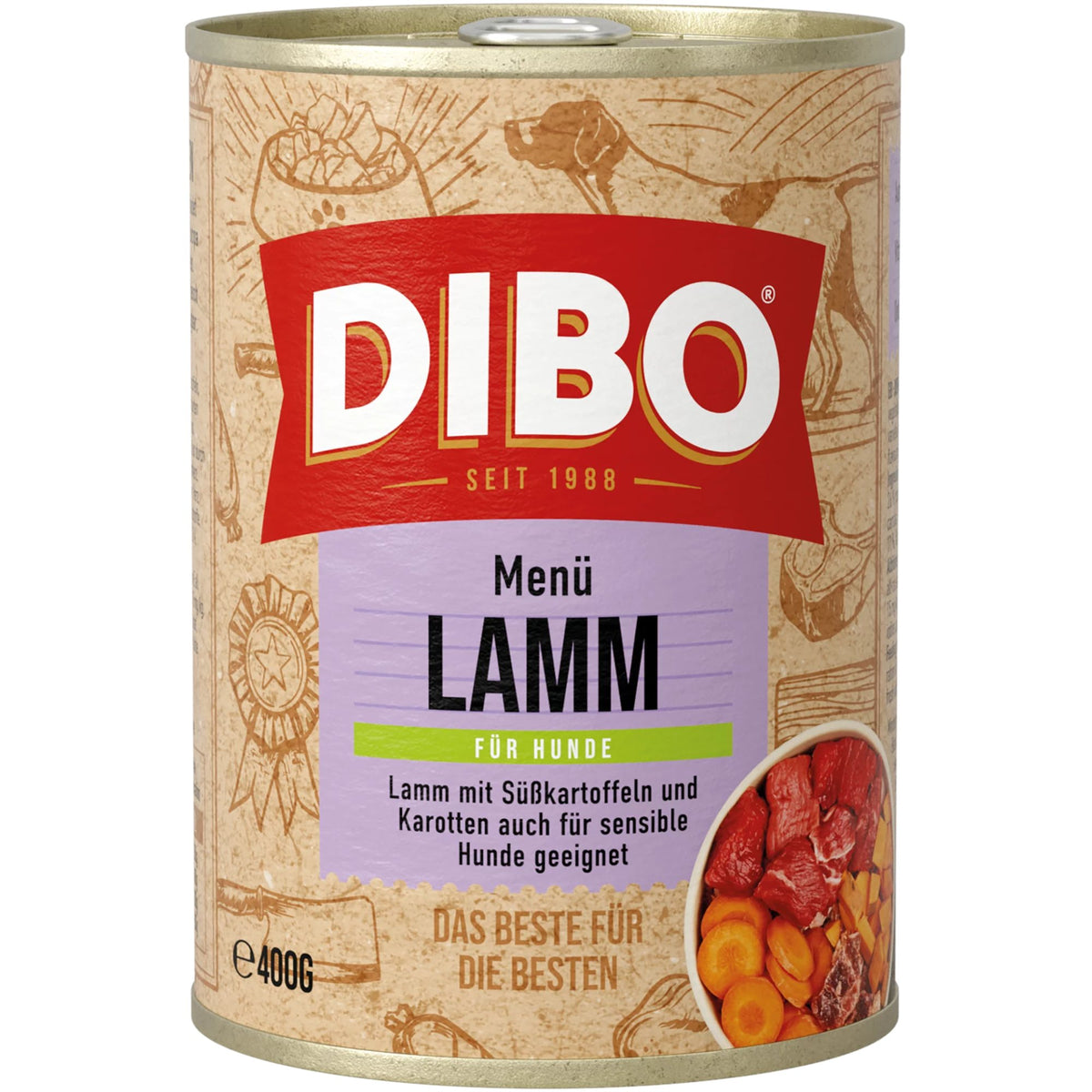 Dibo Lamm mit Naturreis &amp; Karotten / 400 g