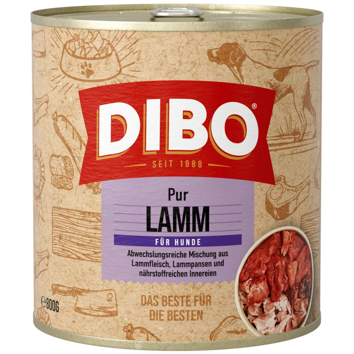 Dibo Lamm mit Naturreis &amp; Karotten / 800 g