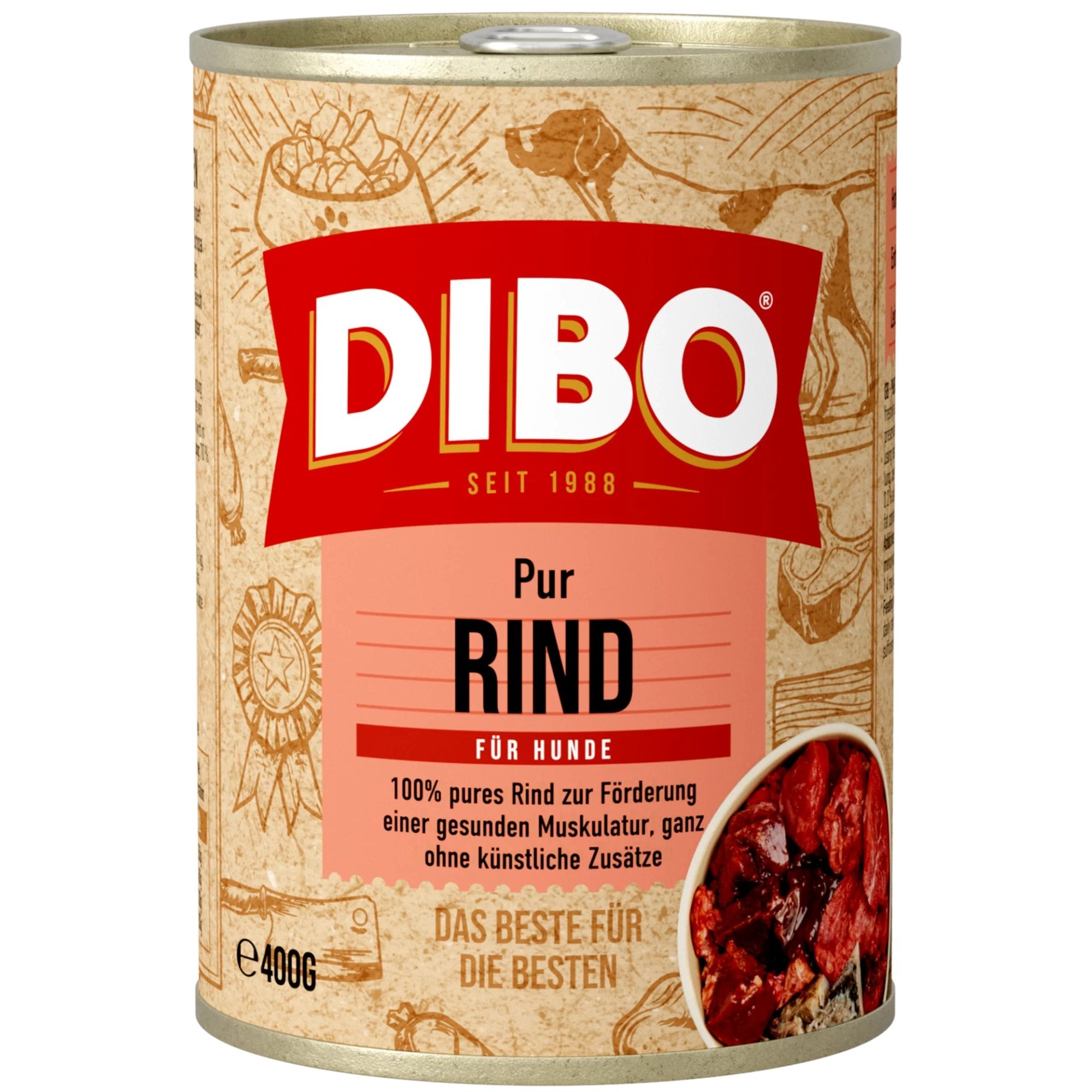 Dibo PUR Rind / 400 g