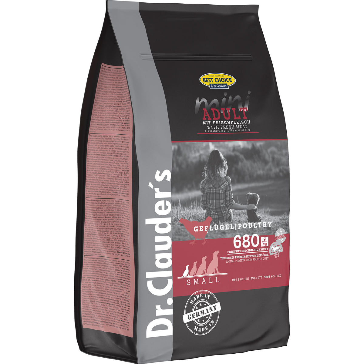 Dr. Clauders Best Choice Mini Adult mit Frischfleisch / 2 kg